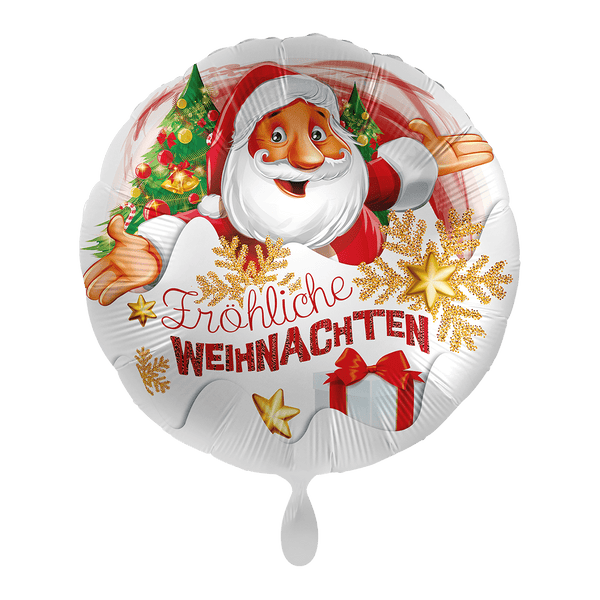 Rund-Folienballon Fröhliche Weihnachten - DECORAMI