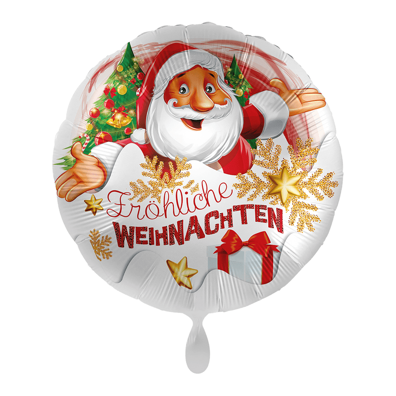 Rund-Folienballon Fröhliche Weihnachten - DECORAMI