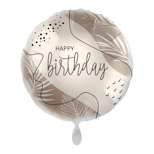 Geburtstagsballon "Happy Birthday" Chic - DECORAMI