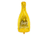 Folienballon Flasche Happy New Year Gold - DECORAMI