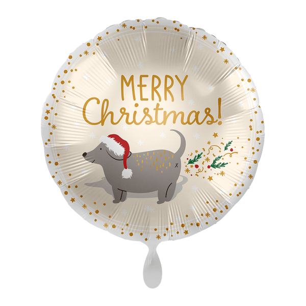 Rund-Folienballon Merry Christmas - DECORAMI