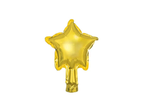 Folienballon Stern 12cm Gold 5 Stk. - DECORAMI