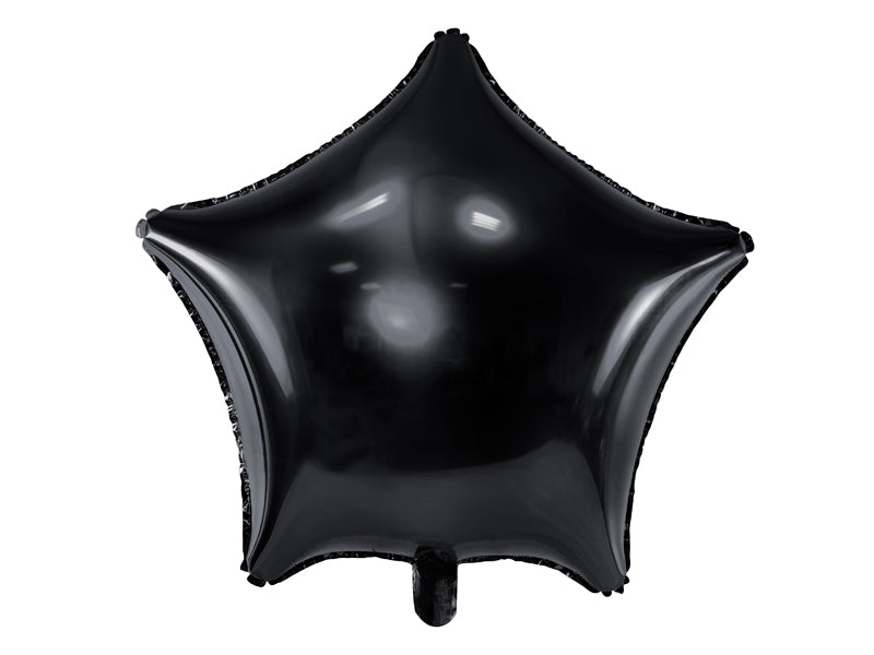 Stern-Folienballon Schwarz - DECORAMI