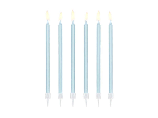 Geburtstagskerzen Pastell Blau - DECORAMI