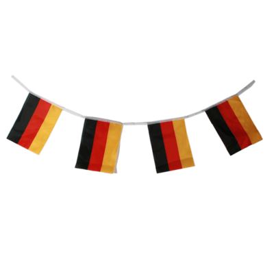 Girlande "Deutschland" Schwarz-Rot-Gold - DECORAMI