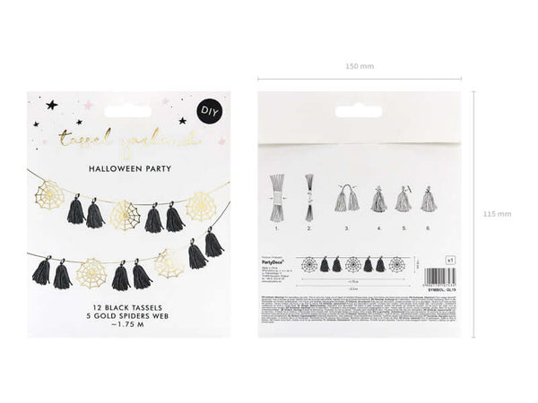 Girlande Halloween Spiderweb - DECORAMI