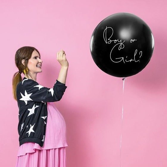 XXL Ballon Gender Reveal mit Helium "Boy or Girl?" - It's a Boy! - DECORAMI
