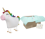 Heliumballon-Geschenk Airwalker Einhorn