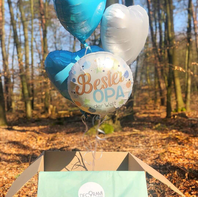Heliumballon-Geschenk "Bester Opa" - DECORAMI