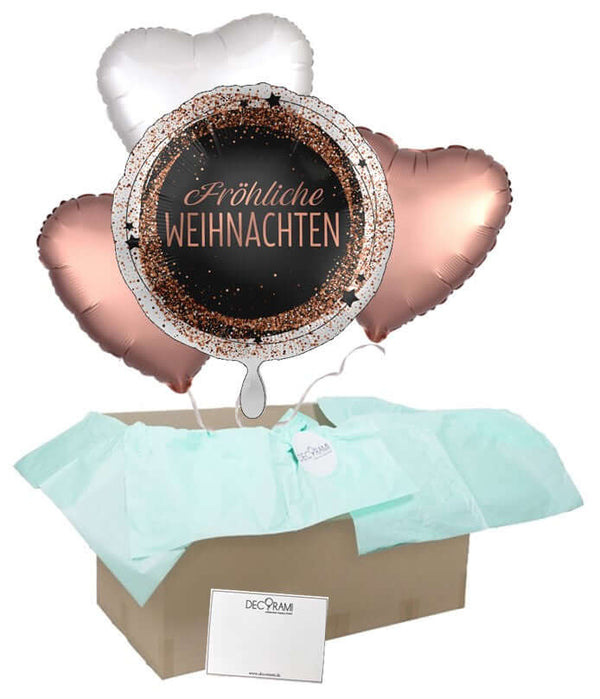 Heliumballon-Geschenk "Fröhliche Weihnachten" - DECORAMI
