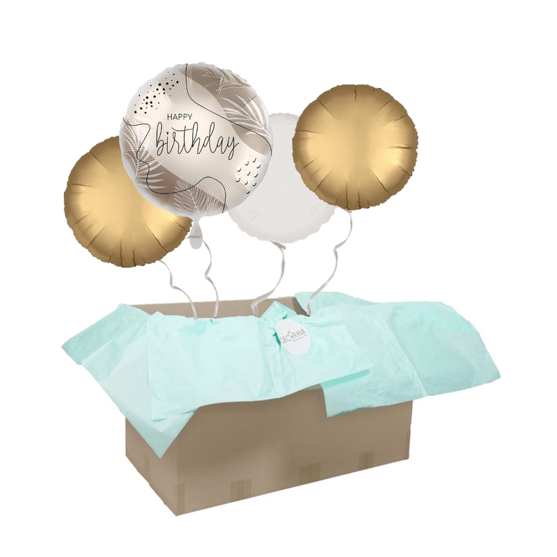 Heliumballon-Geschenk "Happy Birthday" Chic - DECORAMI