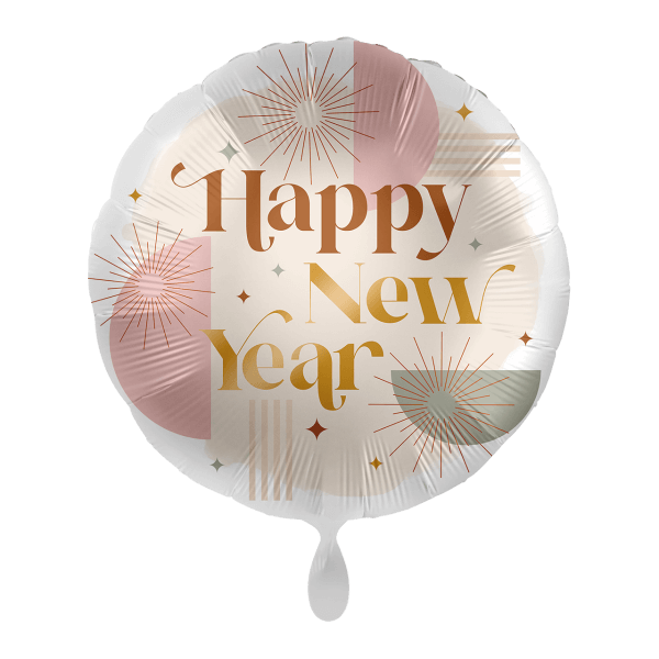 Heliumballon-Geschenk "Happy New Year" Modern - DECORAMI