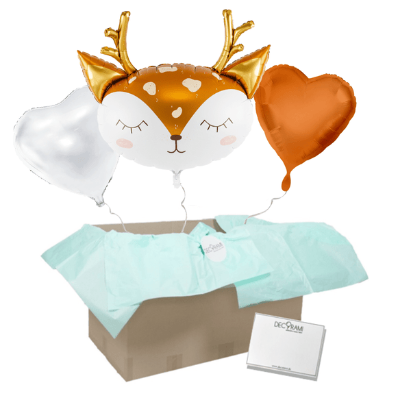 Heliumballon-Geschenk Hirsch - DECORAMI