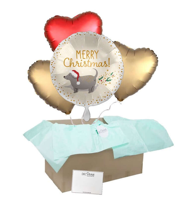 Heliumballon-Geschenk "Merry Christmas" - DECORAMI