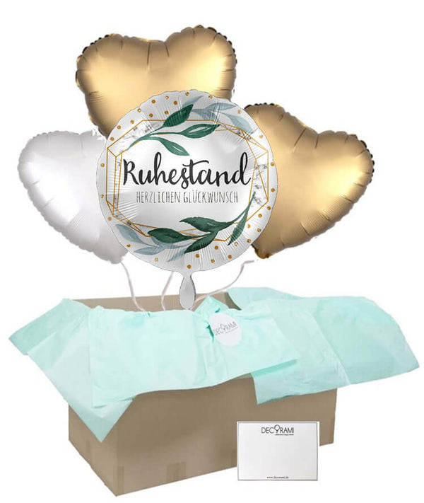 Heliumballon-Geschenk "Ruhestand" - DECORAMI