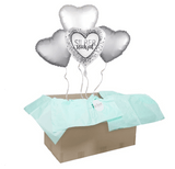 Heliumballon-Geschenk "Silberhochzeit" - DECORAMI