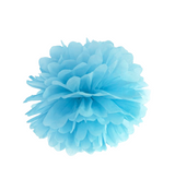 Pom Pom Ø 25cm Pastell Blau - DECORAMI