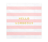 Servietten "Hello Gorgeous" 20 Stk. - DECORAMI