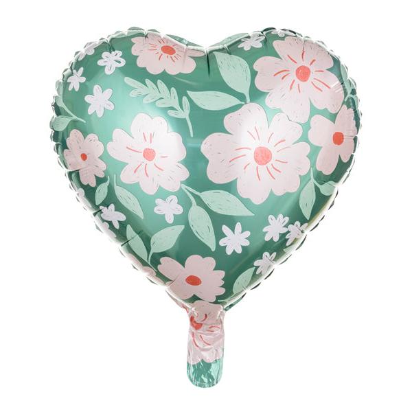 Herzballon Frühlingsblumen - DECORAMI
