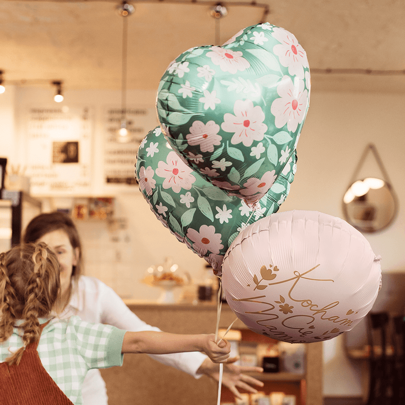 Herzballon Frühlingsblumen - DECORAMI