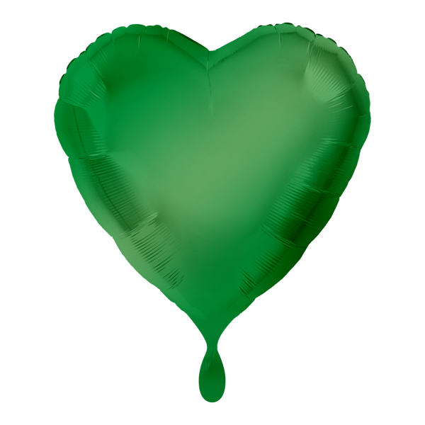 Herzballon Grün - DECORAMI