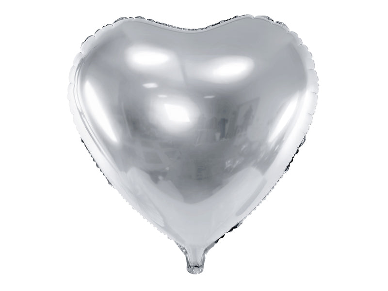Herzballon Silber - DECORAMI