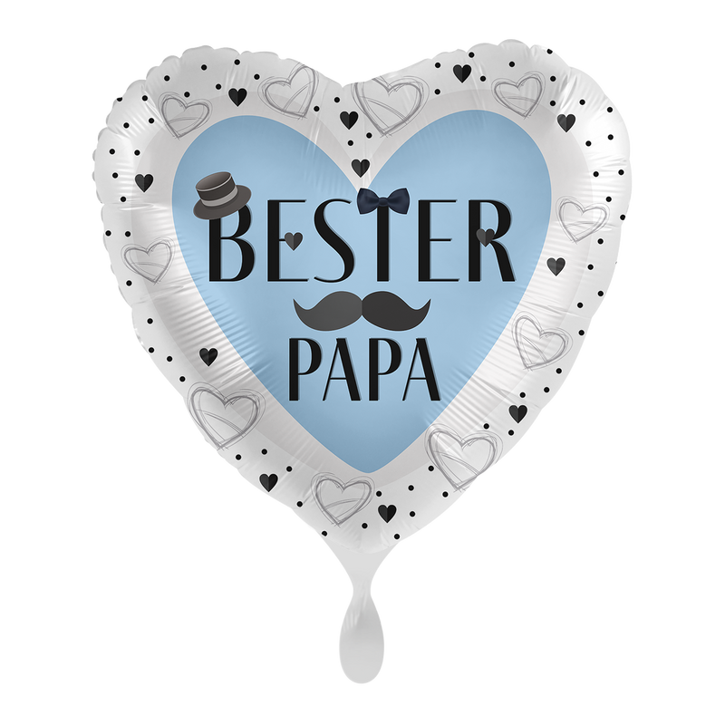 Herzballon "Bester Papa" - DECORAMI