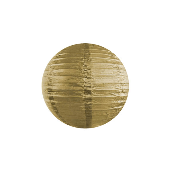 Lampion Ø 35cm Gold -. DECORAMI