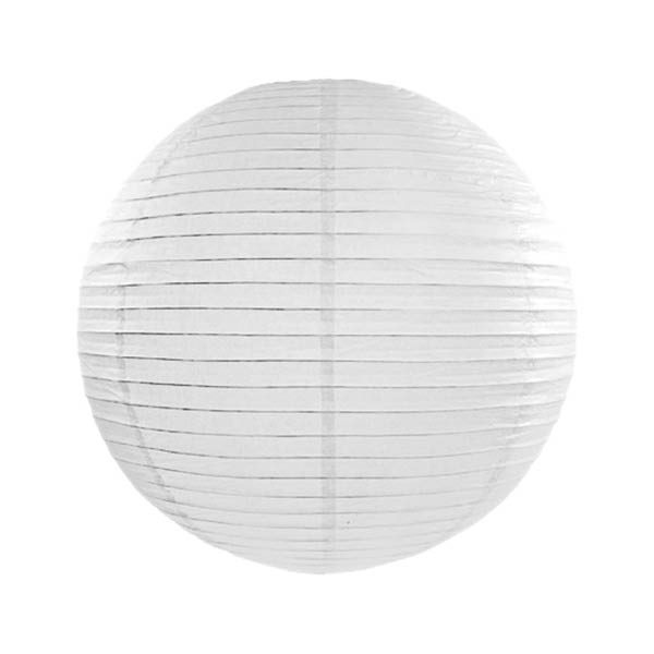 Lampion Ø 45cm Weiß - DECORAMI