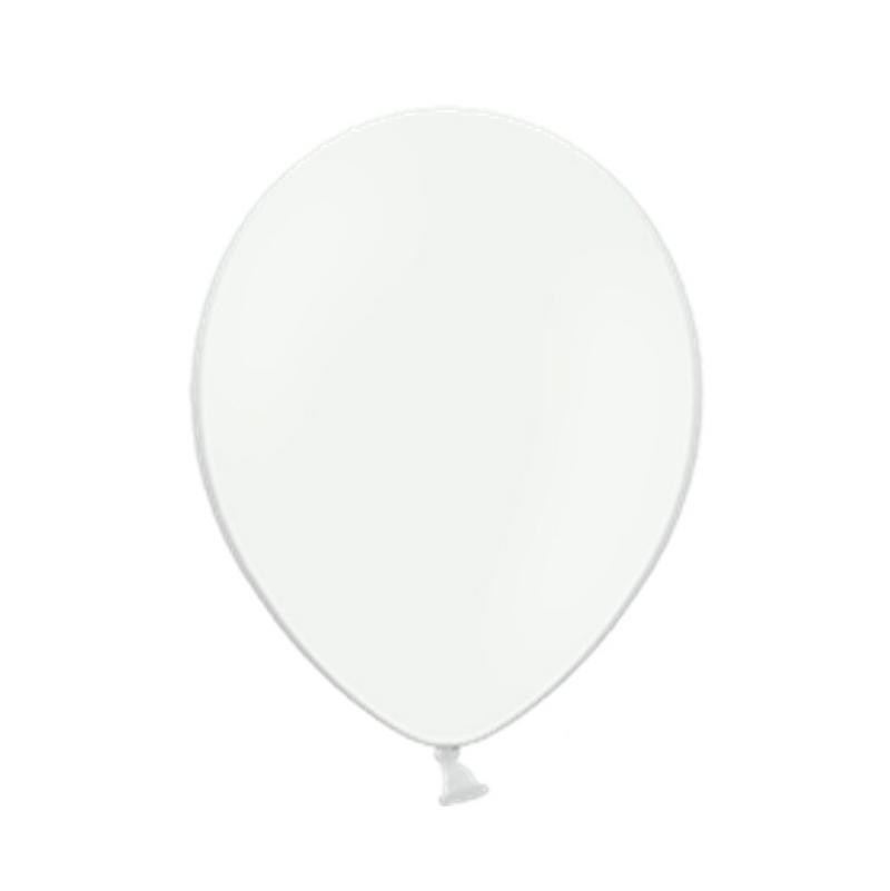 Luftballon Ø 30cm Pastell Weiß 50 Stk. - DECORAMI