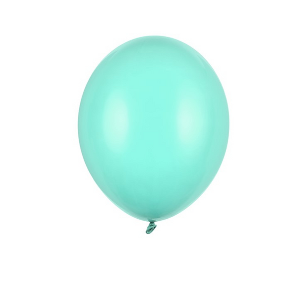Luftballon Ø 30cm Pastell Helltürkis 50 Stk. - DECORAMI