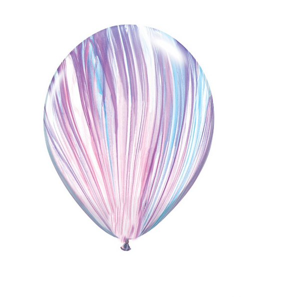 Luftballon Ø 30cm Marmor-Pastell 5 Stk. - DECORAMI