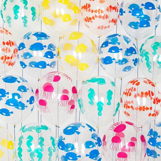 Luftballon Ø 30cm Fische Mix 5 Stk. - DECORAMI