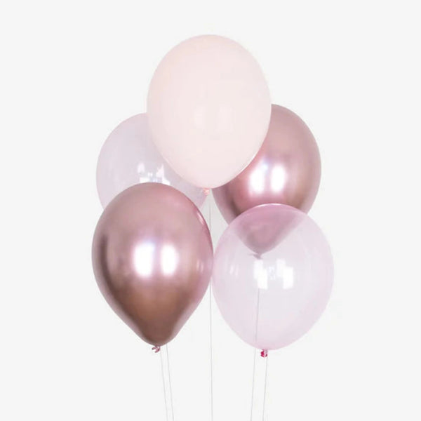 Luftballon Ø 30cm Rosa Mix 10 Stk. - DECORAMI