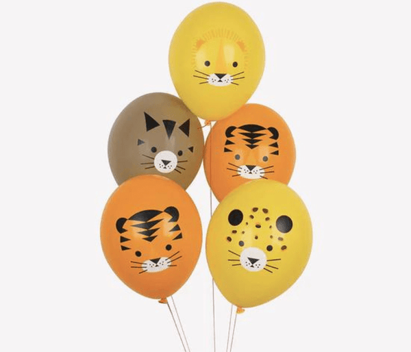 Luftballon Ø 30cm Safari Mix 5 Stk. - DECORAMI