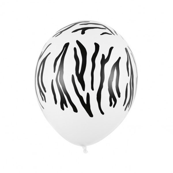 Luftballon Ø 30cm Zebra 3 Stk. - DECORAMI