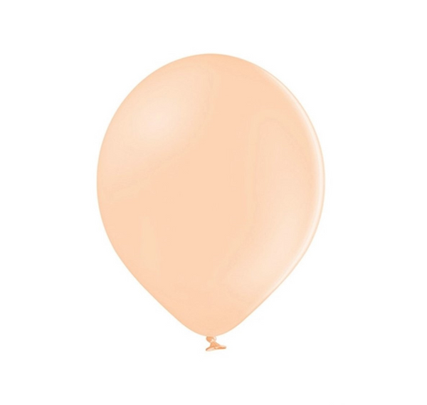 Luftballon Ø 30cm Pastell Apricot 50 Stk. - DECORAMI