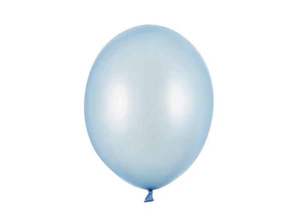 Luftballon Ø 30cm Pearl Hellblau 50 Stk. - DECORAMI