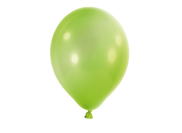 Luftballon Ø 30cm Pearl Limettengrün 50 Stk. - DECORAMI