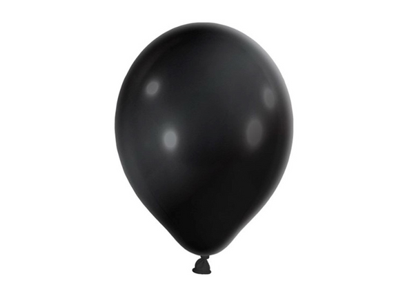 Luftballon Ø 30cm Pearl Schwarz 50 Stk. - DECORAMI
