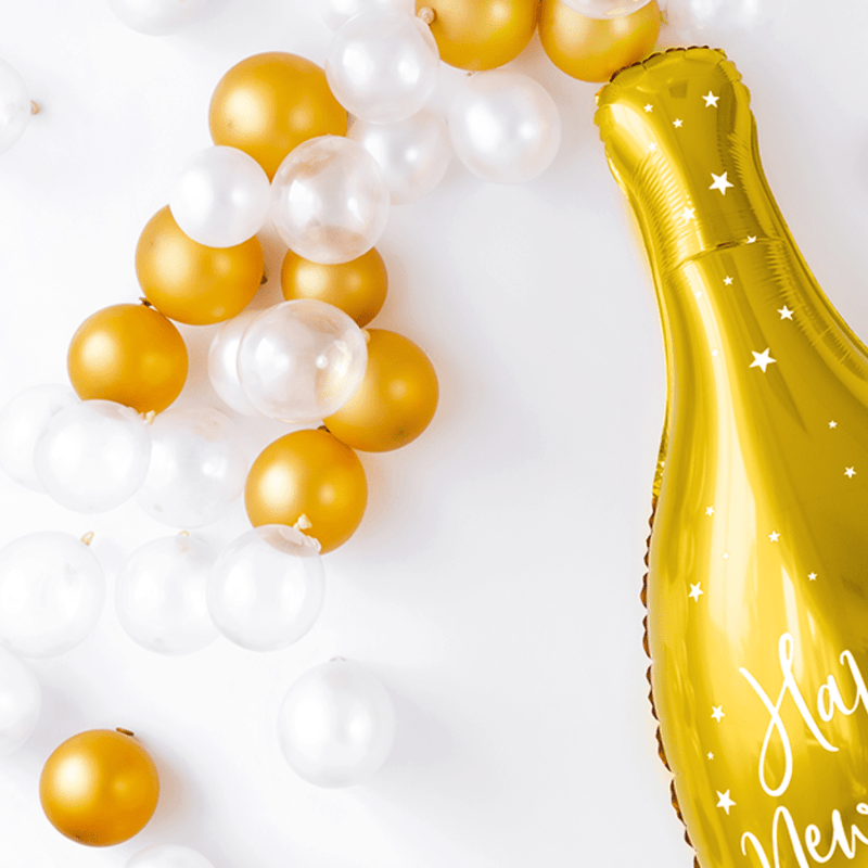 Mini Ballons Ø 12cm Pearl Gold 10 Stk. - DECORAMI