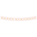 Papiergirlande "Happy Birthday" Rosa - DECORAMI