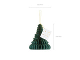 Papierwaben-Ornament Weihnachtsbaum 15cm - DECORAMI