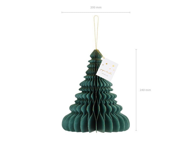Papierwaben-Ornament Weihnachtsbaum 24cm - DECORAMI