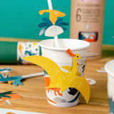 Pappbecher Dinosaurier 6 Stk.
