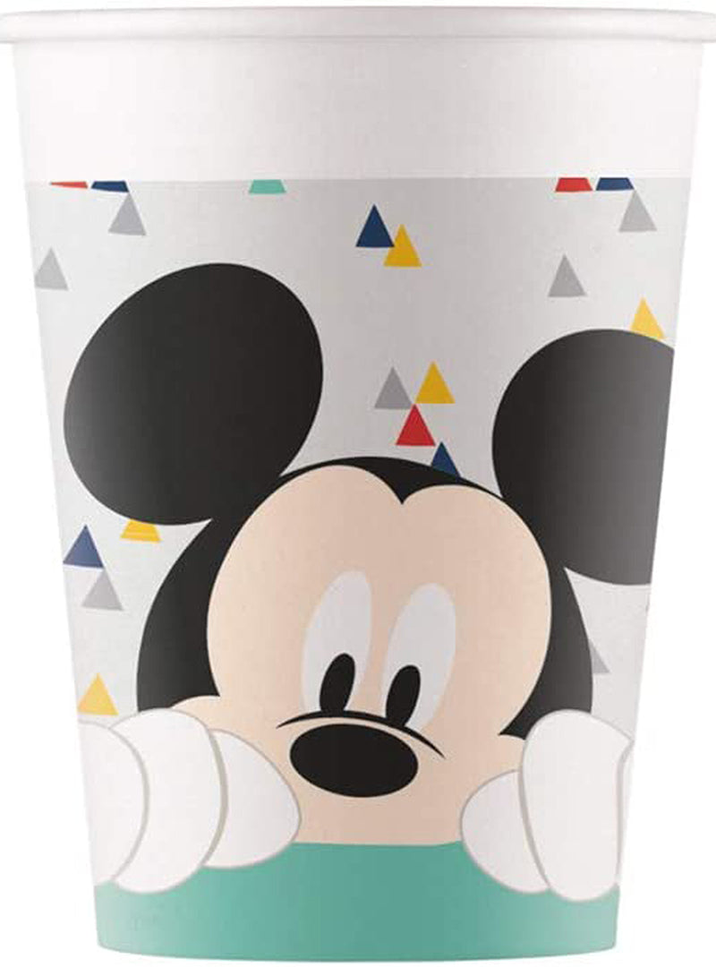 Pappbecher Mickey Mouse™ (8 Stk.) - DECORAMI