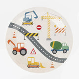 Pappteller Baustelle 8 Stk. - DECORAMI