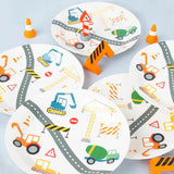 Pappteller Baustelle 8 Stk. - DECORAMI