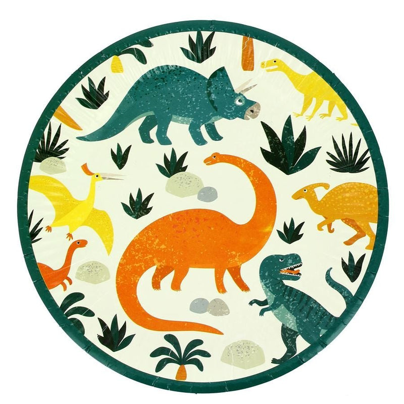 Pappteller Dinosaurier 6 Stk.