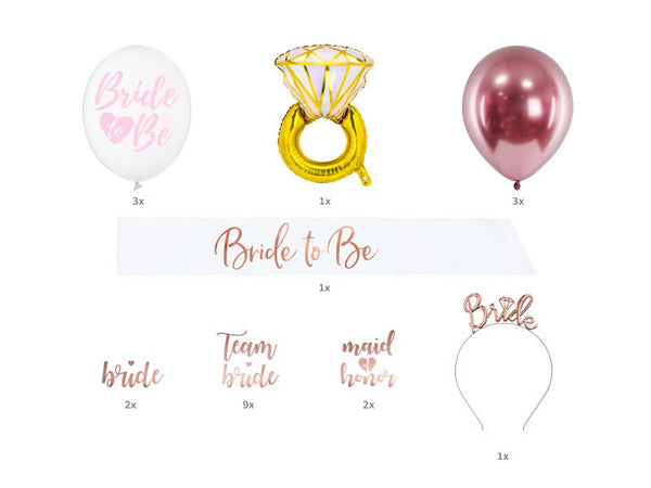 Party Gesamt-Set JGA Team Bride - To Go - DECORAMI